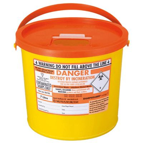 Sharps Bin – 7 Litre
