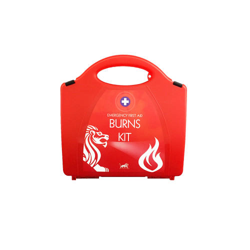 Burns First Aid Kit In Contemporary Case

