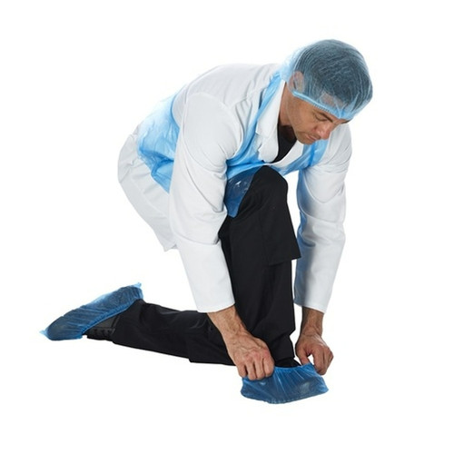Catersafe Disposable Overshoes Blue 16" (Pack 100) Catersafe Disposable Overshoes Blue 16" (Pack 100)
