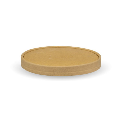118mm Kraft PLA Lined Paper Lids To Fit 26/32oz BioBowls/Soup Containers 118mm Kraft PLA Lined Paper Lids To Fit 26/32oz BioBowls/Soup Containers