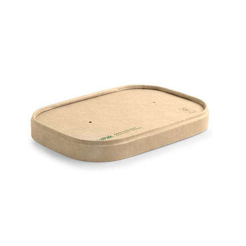 Rectangle PLA lined lid, FSC Mix