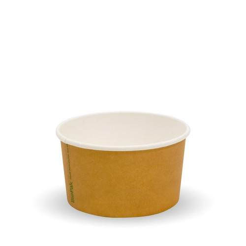90ml/3oz Kraft PLA-Lined Ice Cream BioCups | FSC™ Certified