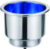 Drink Holder Recessed - 12v blue LED