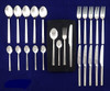 24 Piece Stainless Steel Nautical Cutlery Set