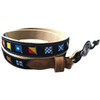 Belt w/ Nautical Flags - Khaki