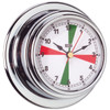 Clock - 70mm Chrome with Radio Silence Zones
