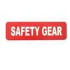 Label 'Safety Gear'