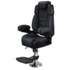 Helm Chair with Pedestal - Black
