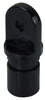 Canopy Tube End Black Suits 25mm Tube