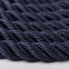 Rope Polyester 3 Strand Black 24mm x 100