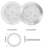 76mm in Chrome and White