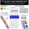 6 Chain Marker Set