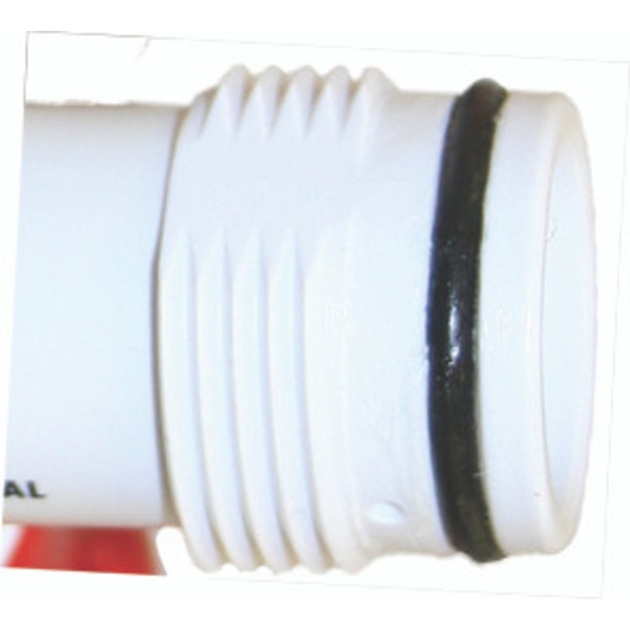 Threaded discharge port
