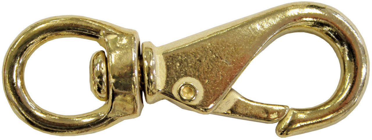 Snap Hook Swivel Brass 1