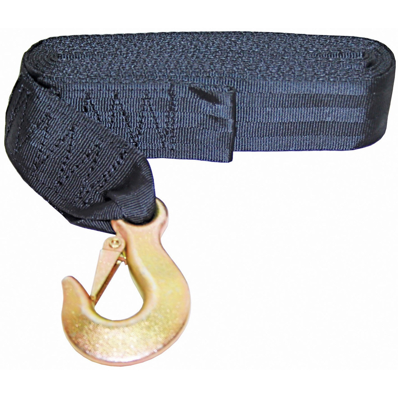 Trailer Winch Strap & Snap Hook 7.5metres 