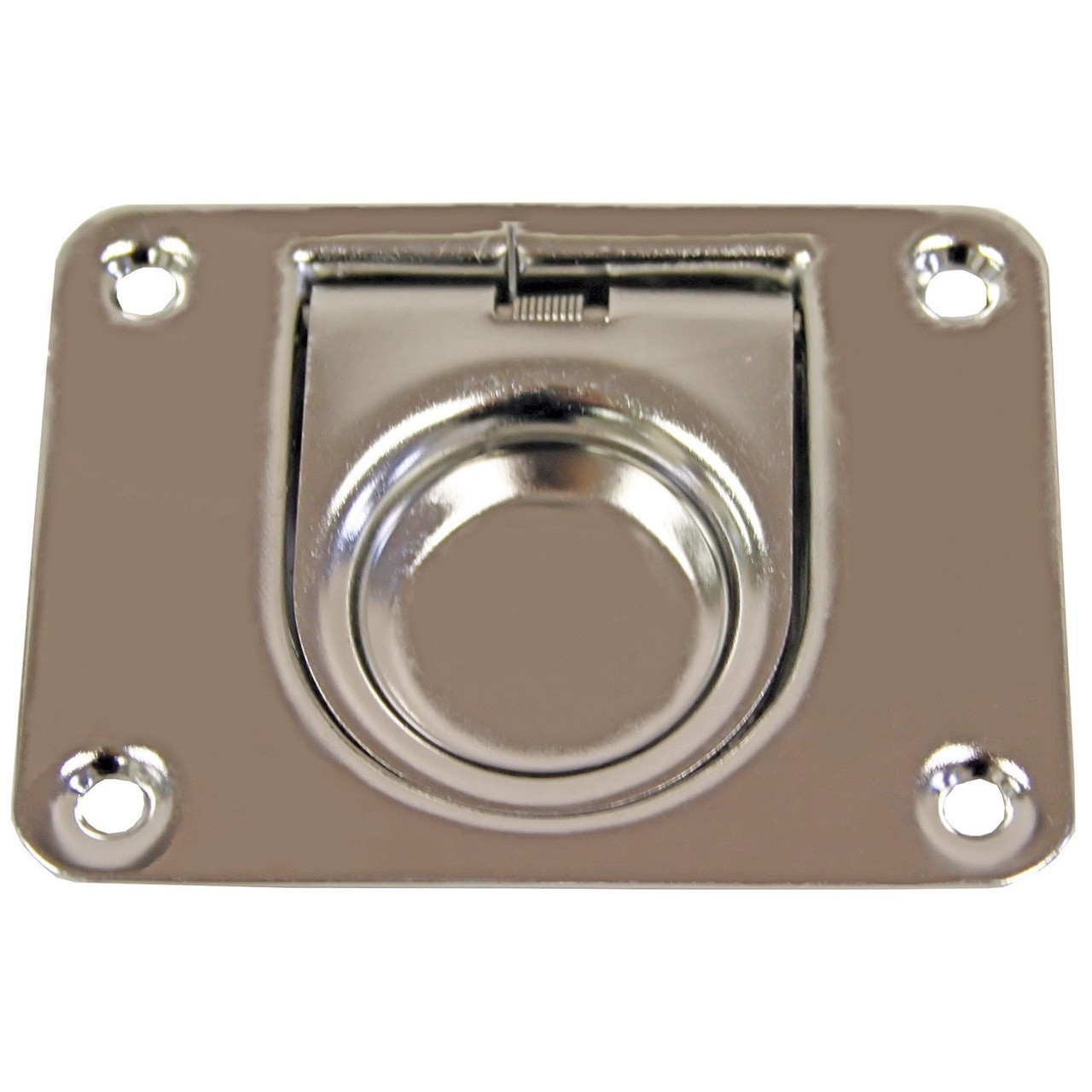 Flush Pull Stainless Steel Anti-Rattle with Spring 44mm x 38mm