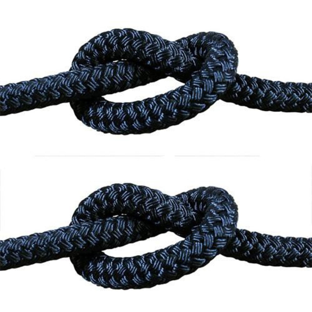 Rope - Double Braid Black 6mm x 1metre