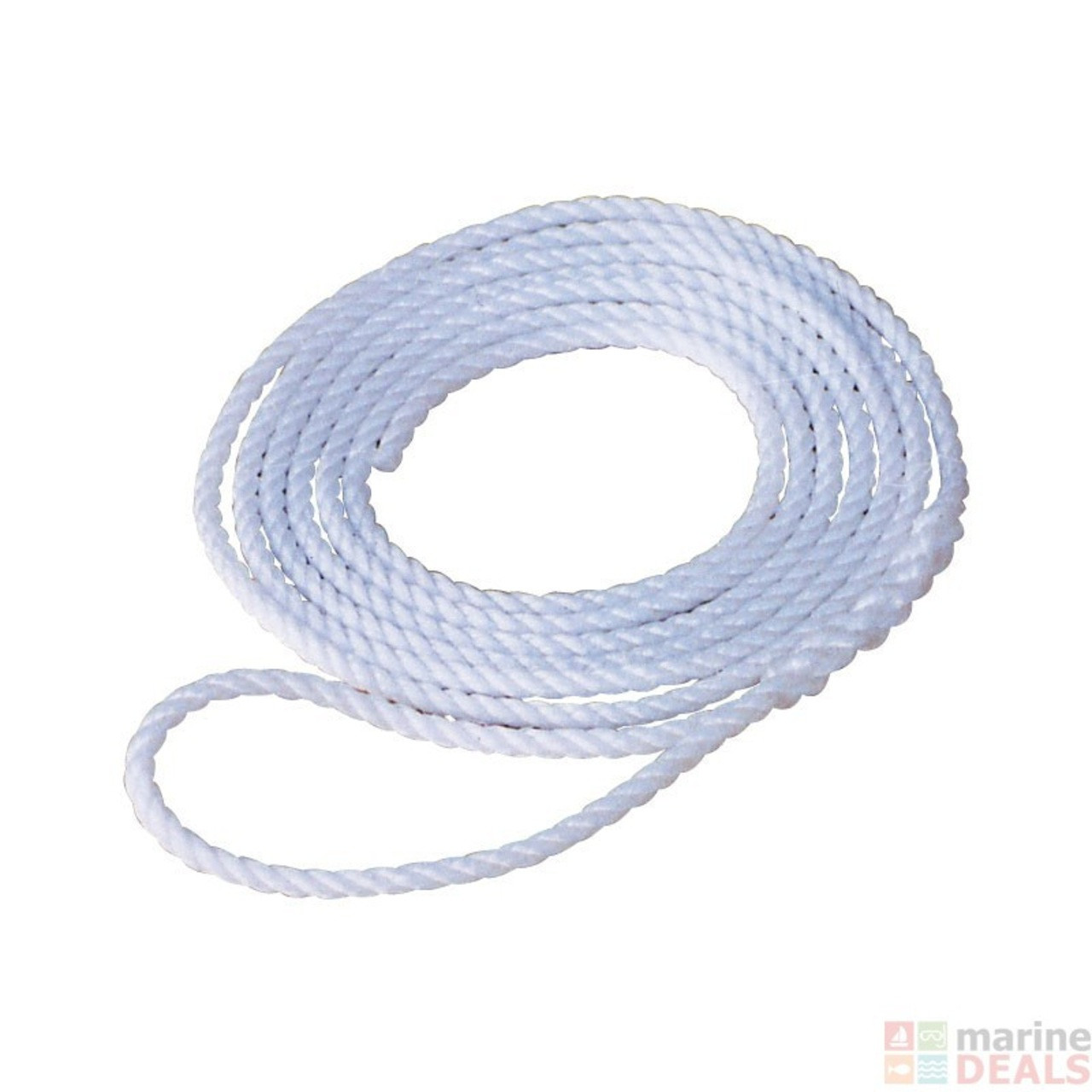 Rope - Silver Polyethylene 12mm x 1metre