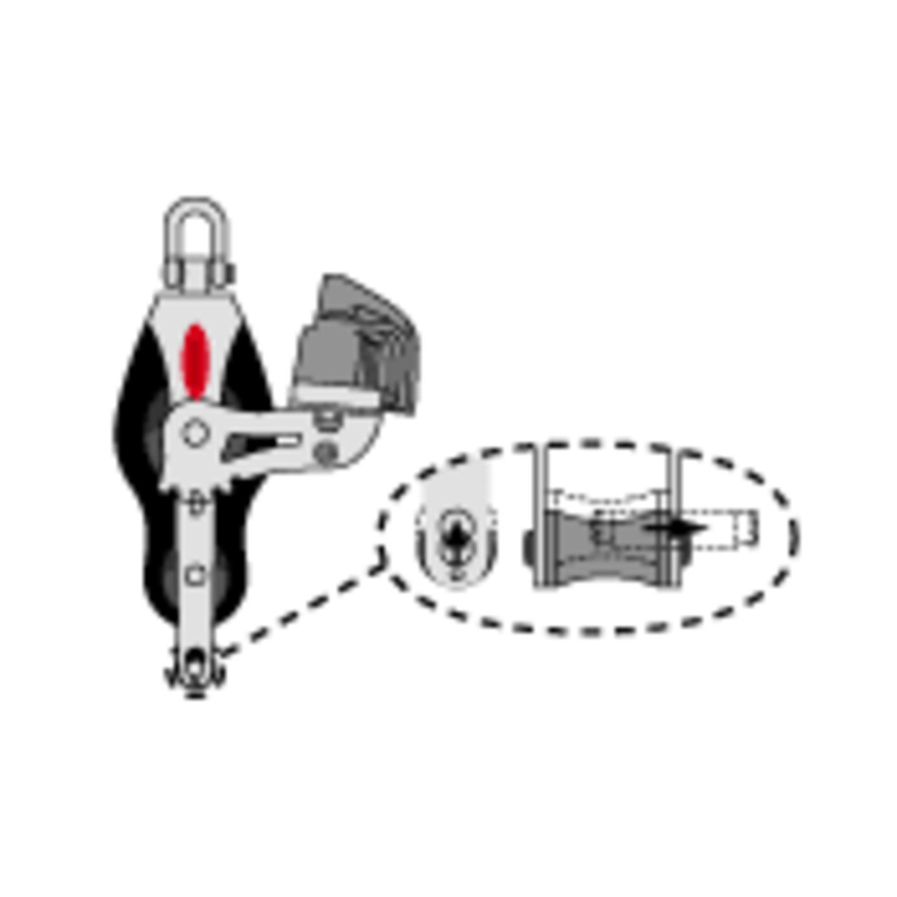Series 40 Fiddle Block with Cleat