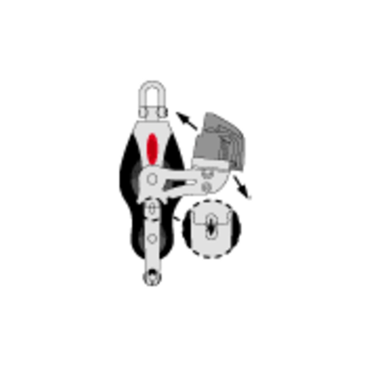 RF41530 Ronstan Series 40 Fiddle Block with Cleat