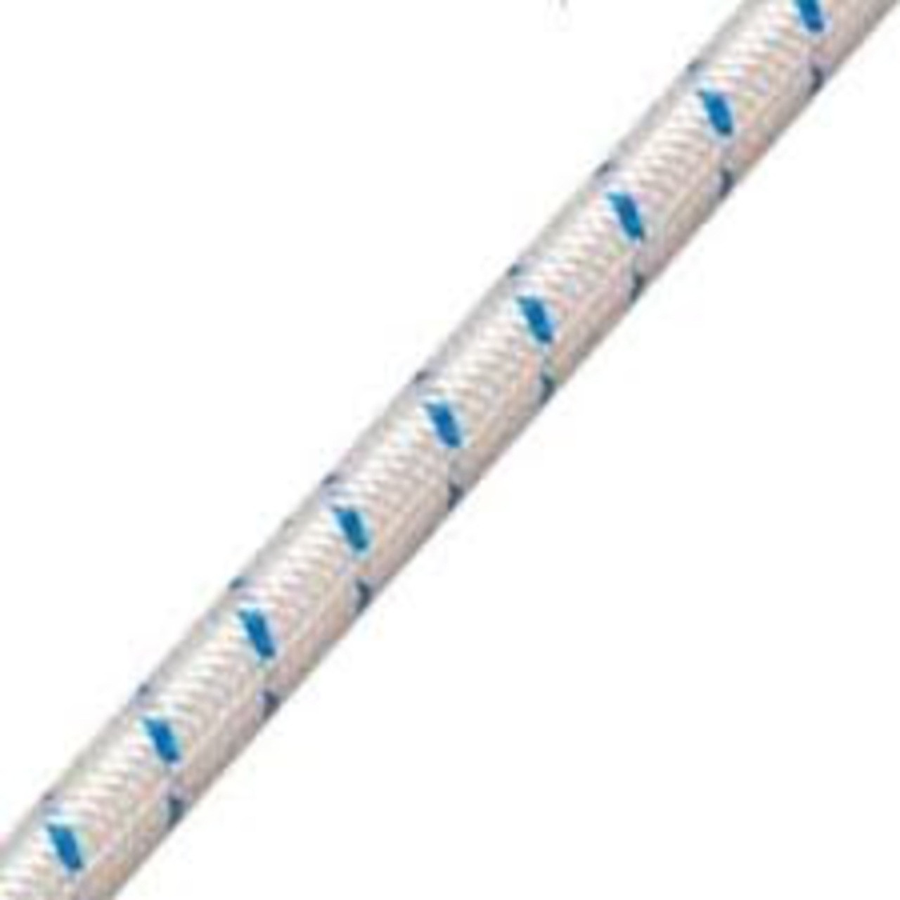 Shockcord White with Blue Speck 5mm x 1metre 