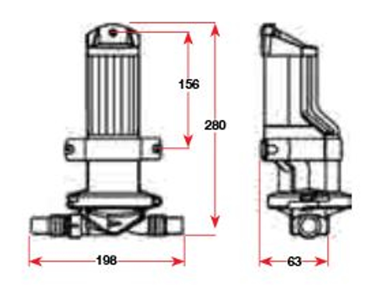 Whale - Gulper Grey Waste Pump 320 24v