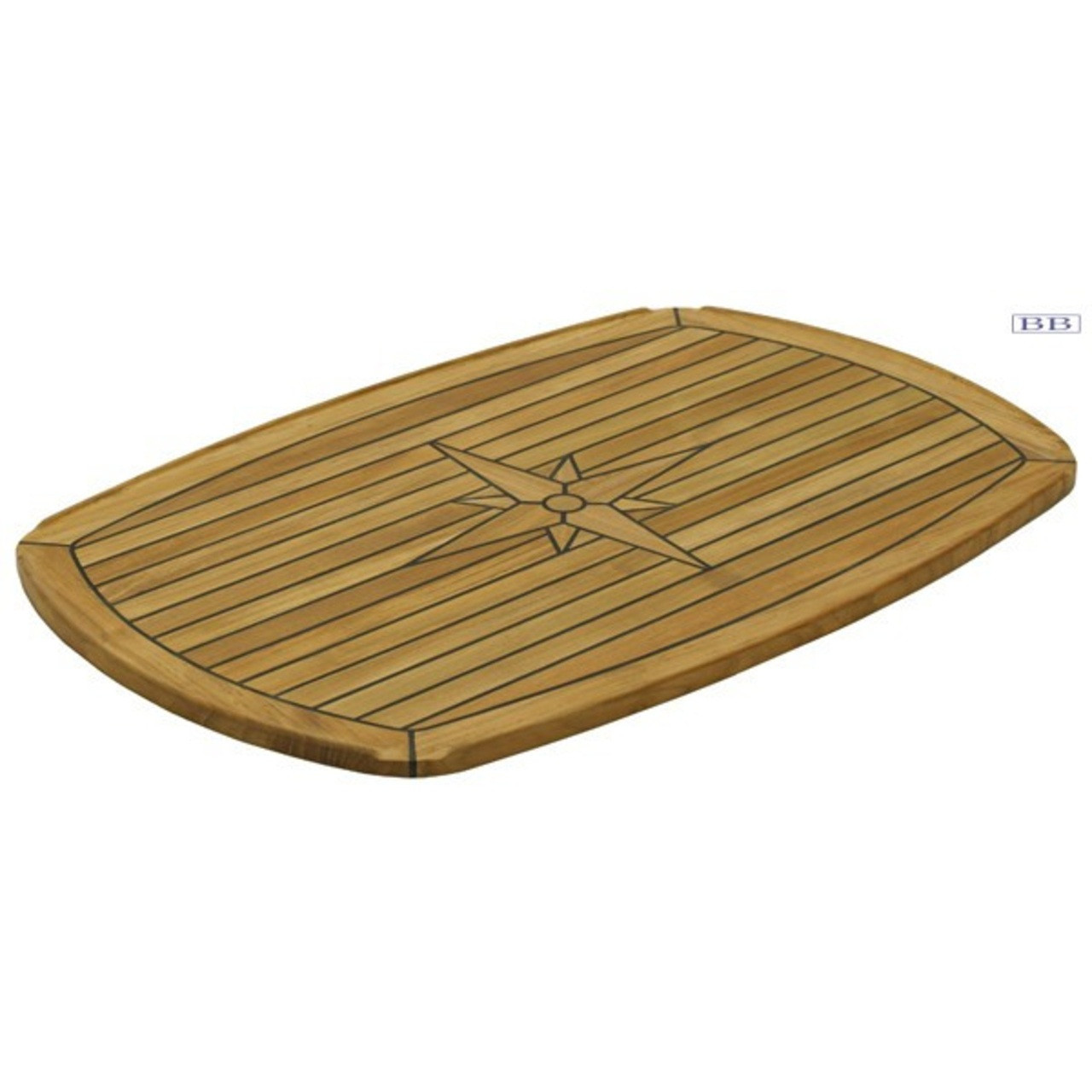 Table Top Teak Veneer - 610 x 940mm