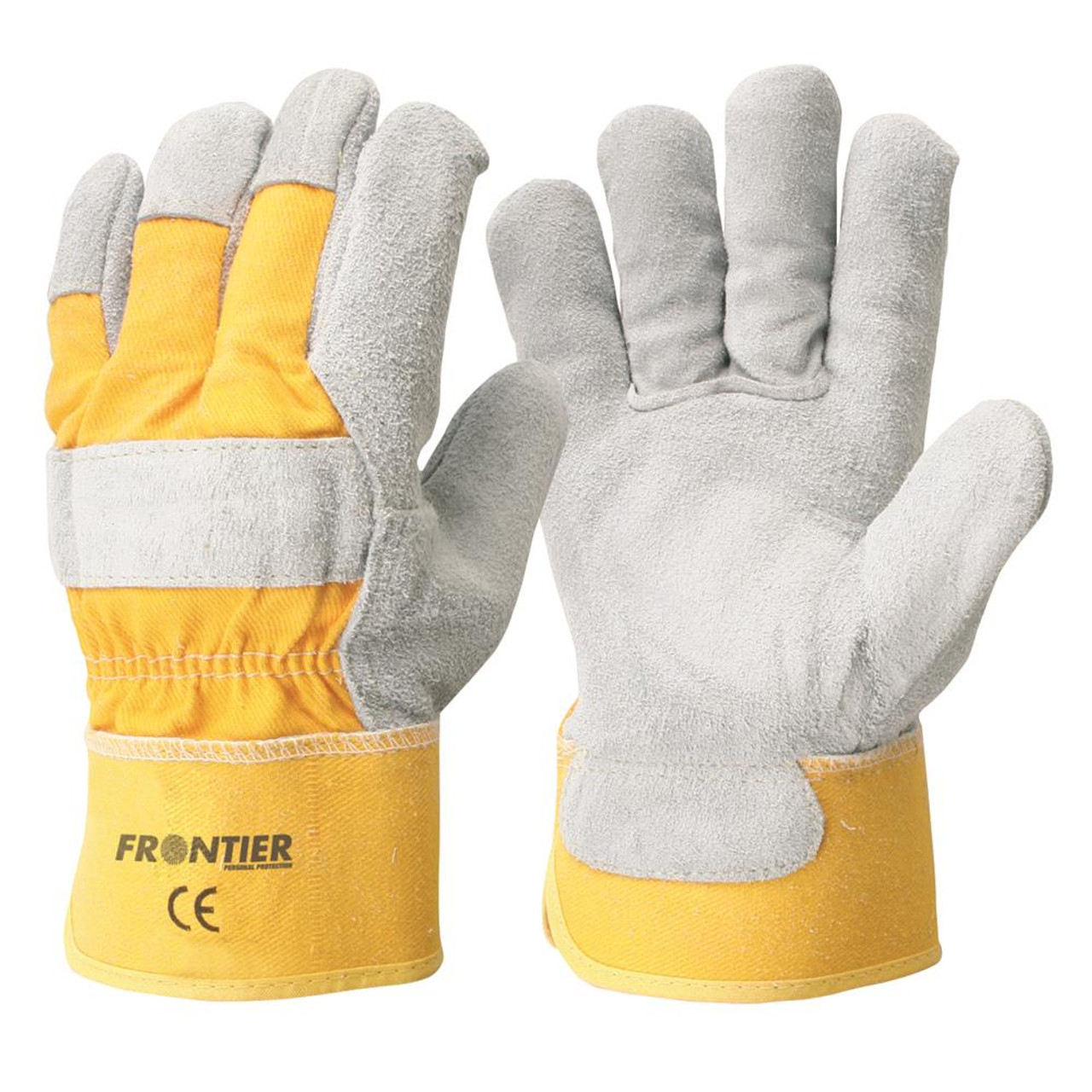 Gloves - Leather - Yellow