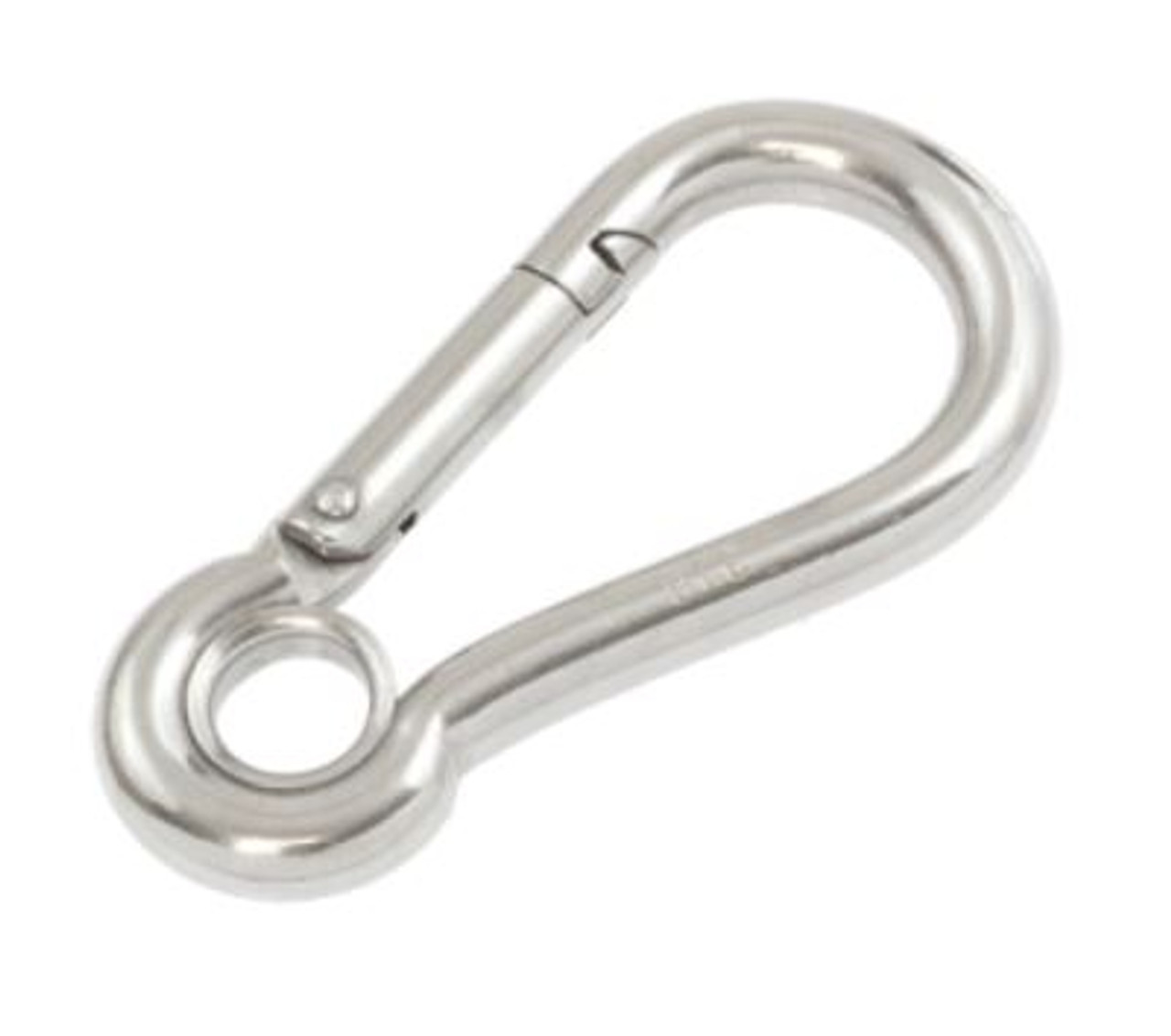 Snap Hook with Eye S/S 100mm