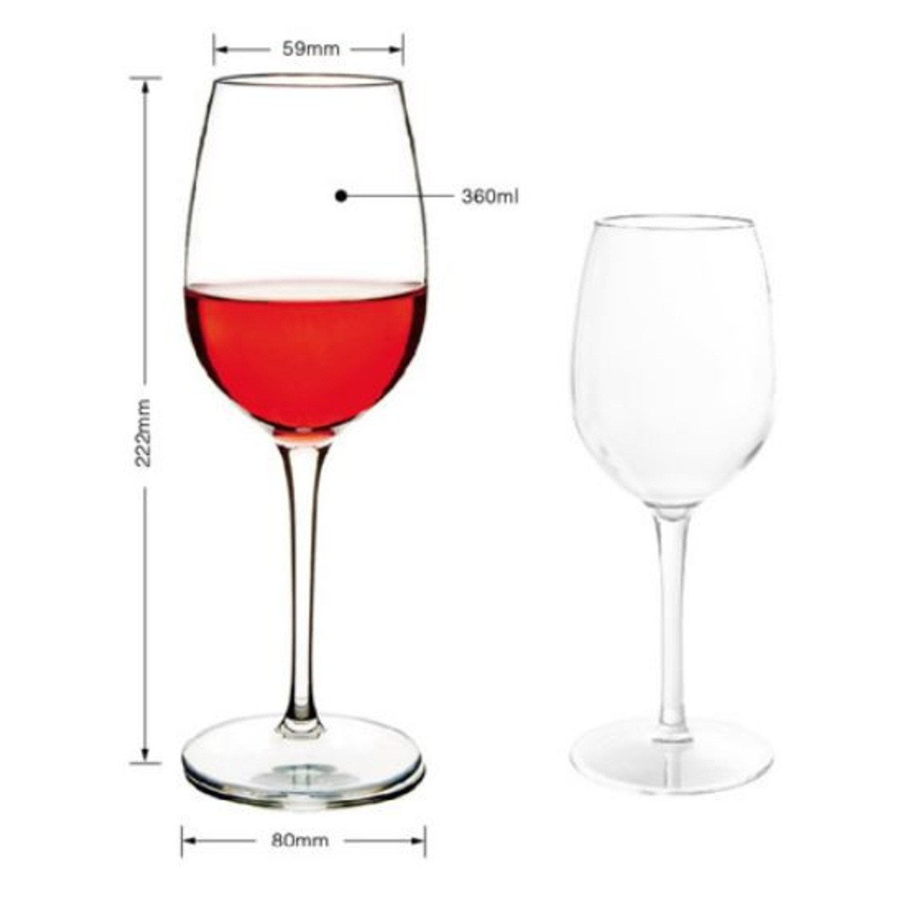 Big Plastic Wine Glasses