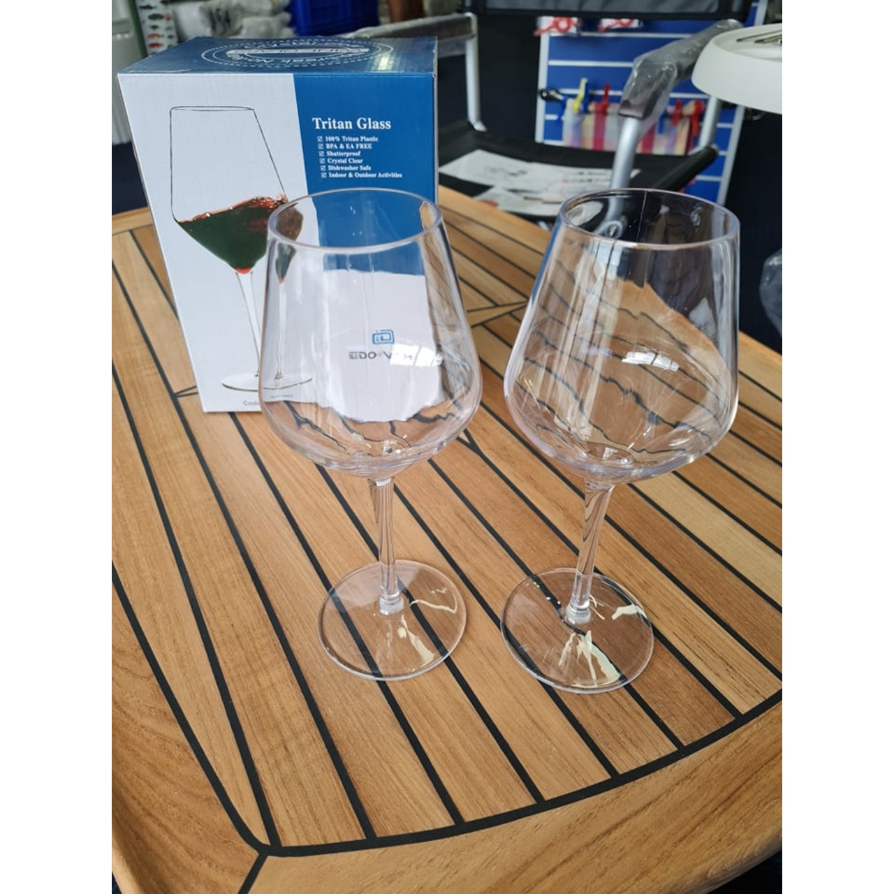 Diamond Shaped Wine Glasses