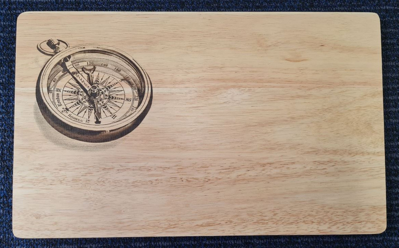 Chopping Board with Compass