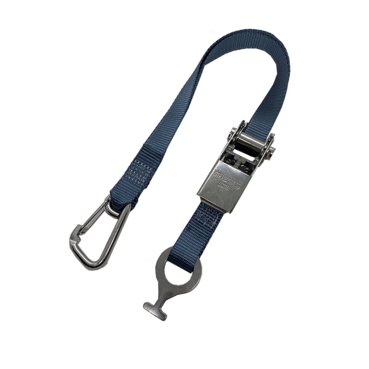 1.2m stainless steel ratchet strap