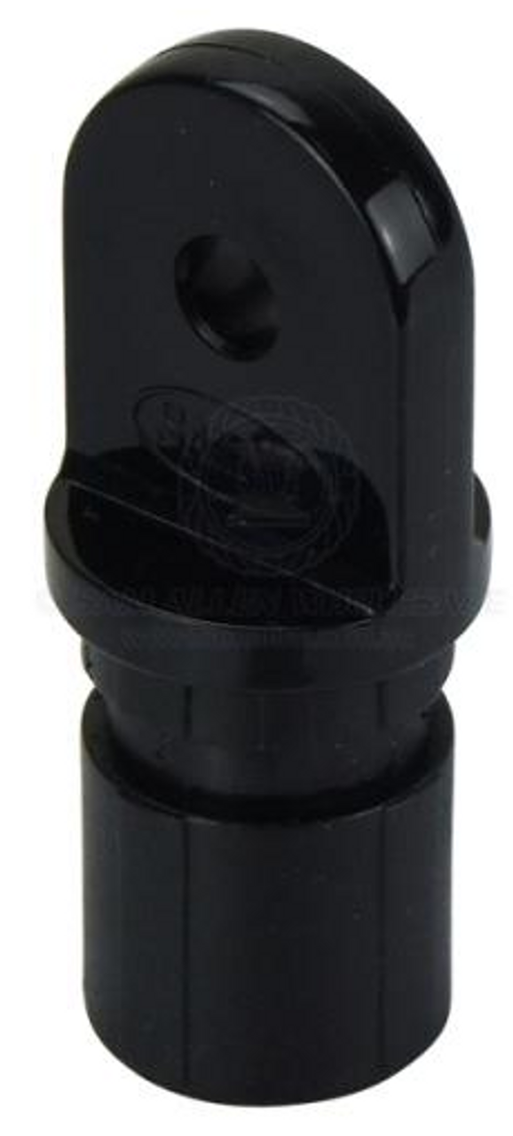 Canopy Tube End Black Suits 25mm Tube
