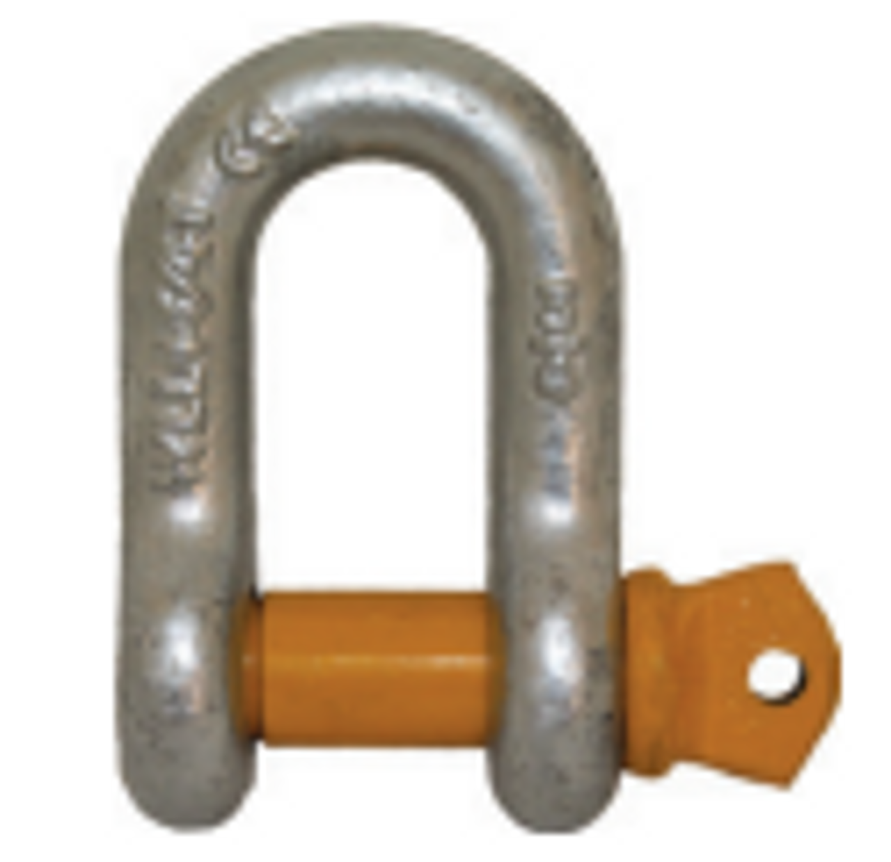 Yellow Pin Rated D Shackle 16mm