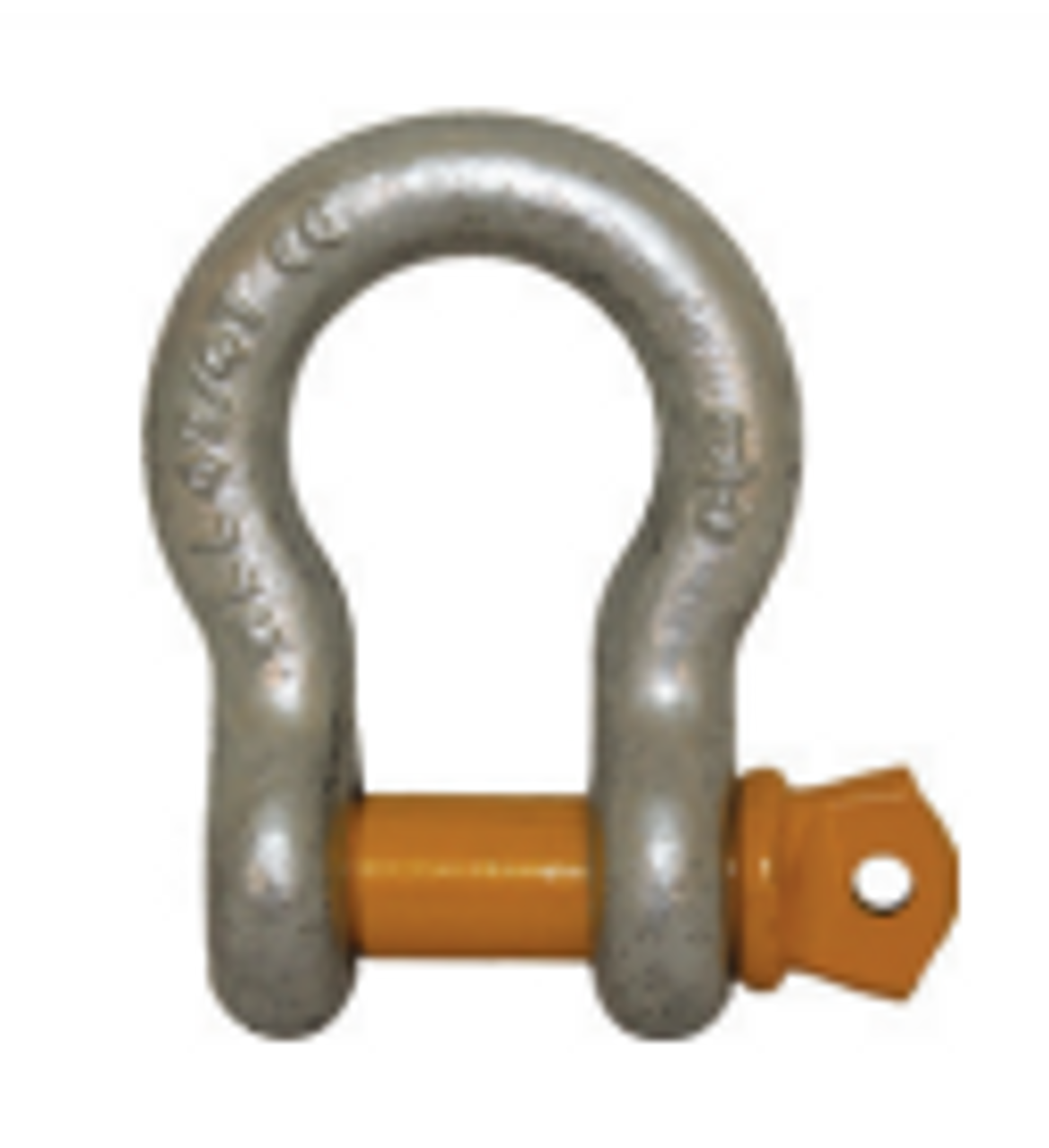 Yellow Pin Rated Bow Shackle 16mm