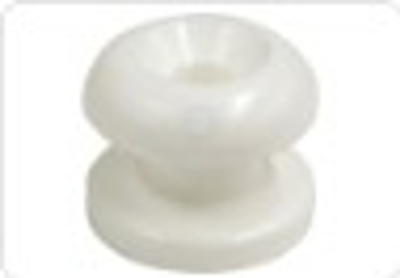 Canopy Cord Button White 18mm