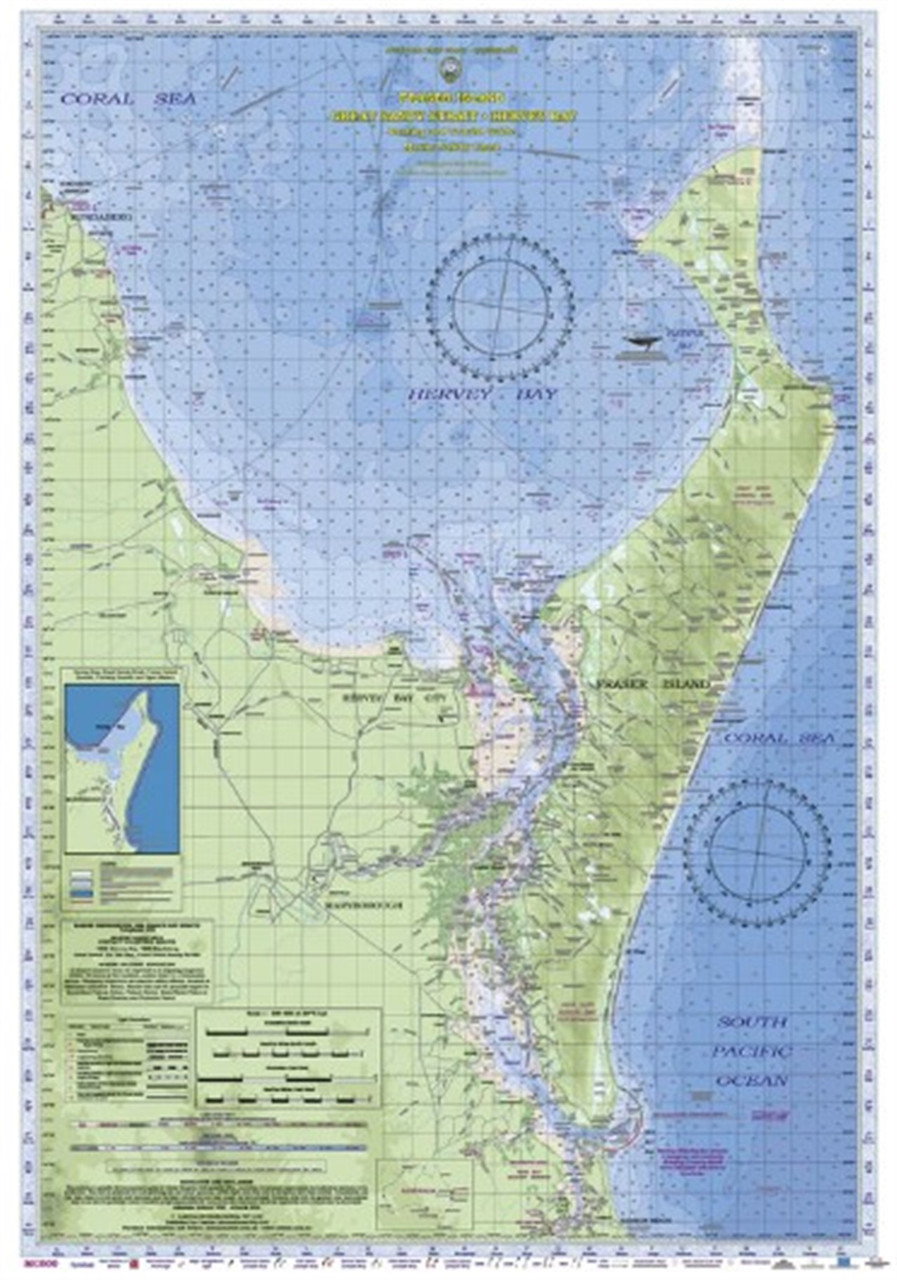 Chart Fraser, Sandy Strait, Hervey Bay