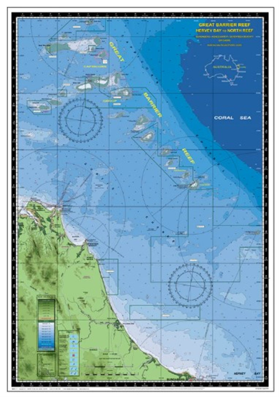 Safety Chart Hervey Bay North Reef