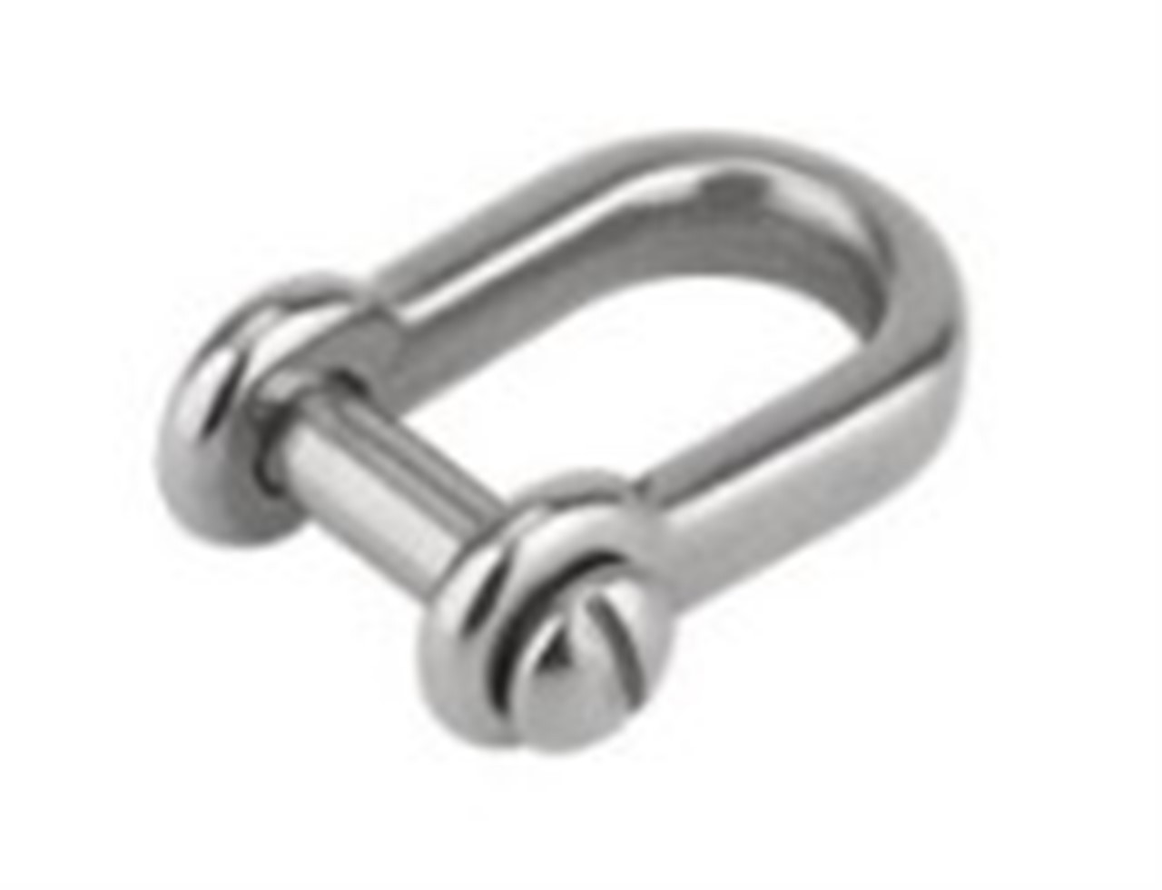 Shackle D Semi Round Slot Head 6mm 