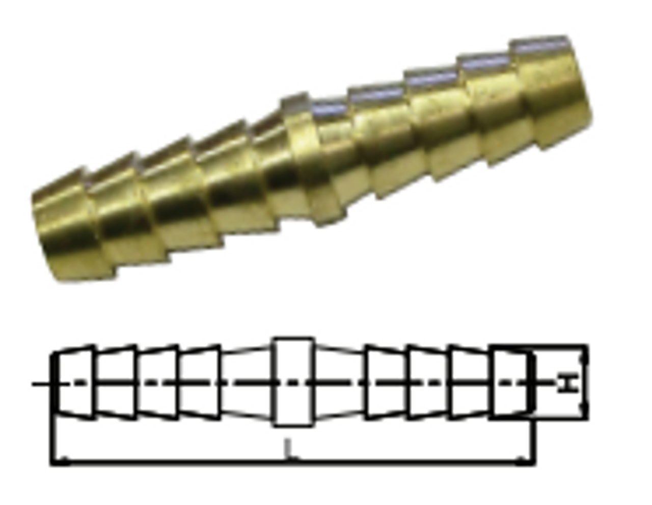 Hose Joiner Brass
