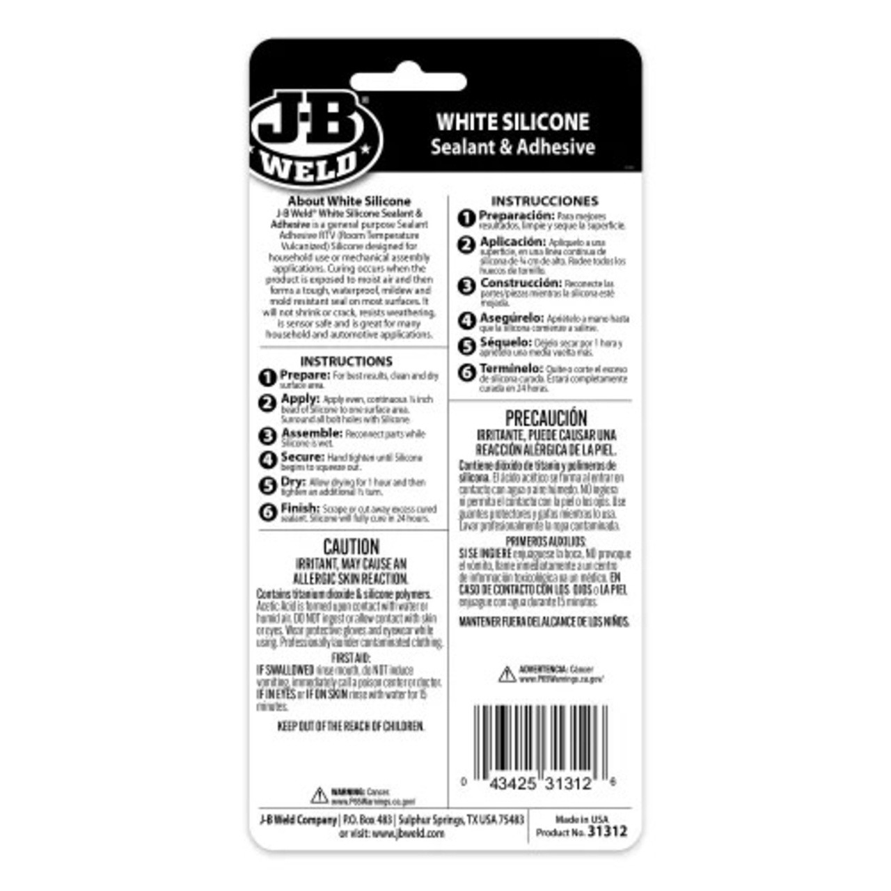Back of Package