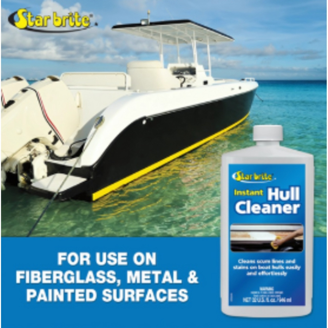 Use on Fibreglass, Metal and Painted Surfaces