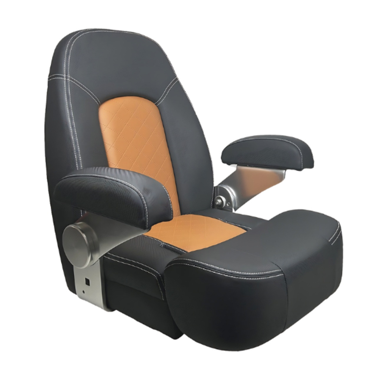 Axis HM58 Deluxe Flip Up Seat - Black / Cognac