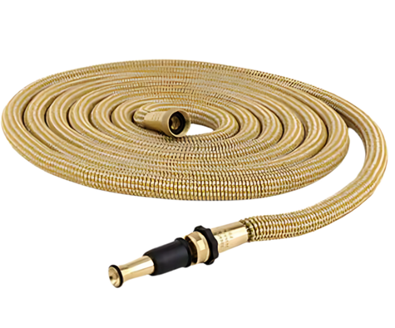 Gold/White Expandable Hose