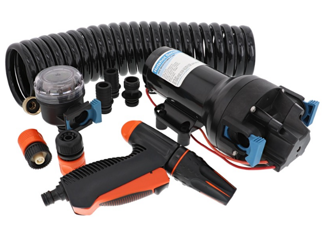 Jabsco Hotshot Pump 6.0 w/ Hose 12v