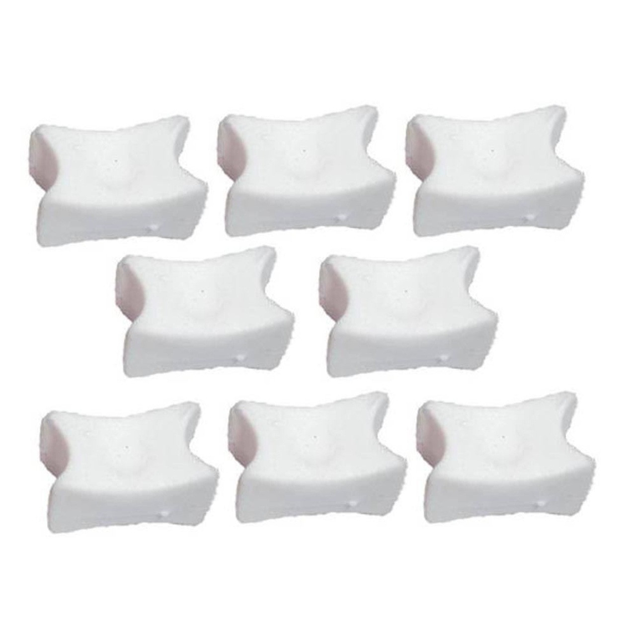 6mm White  Chain Markers