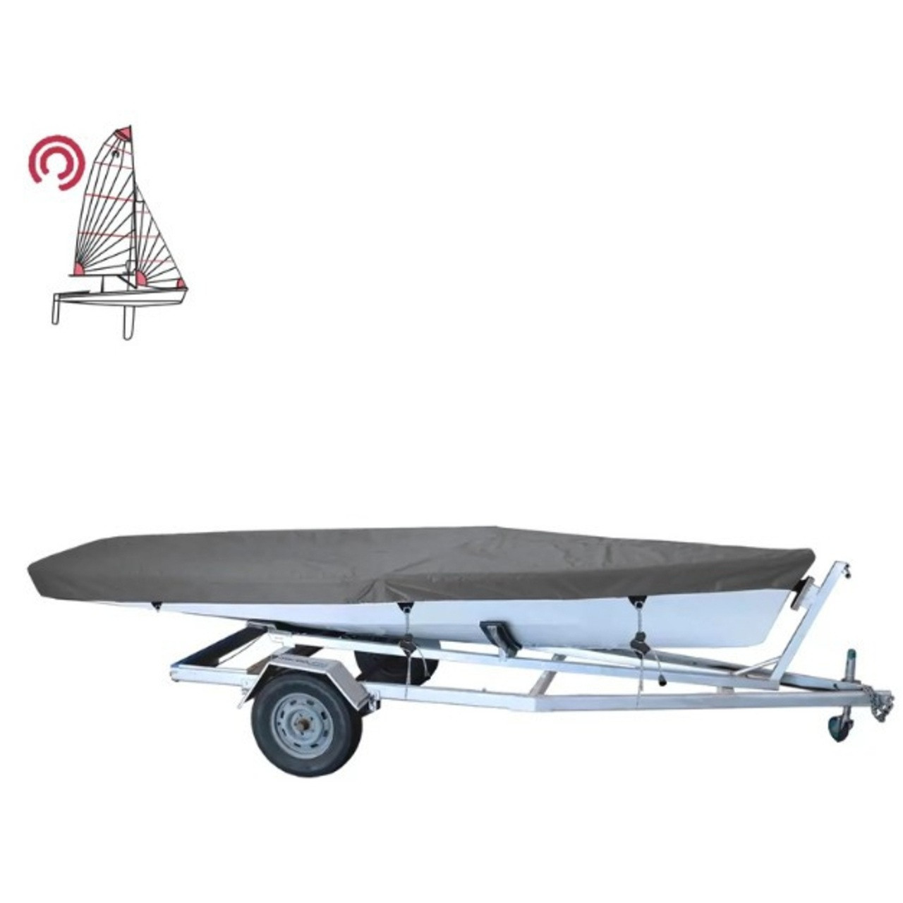 Tasar Travel Boat Cover
