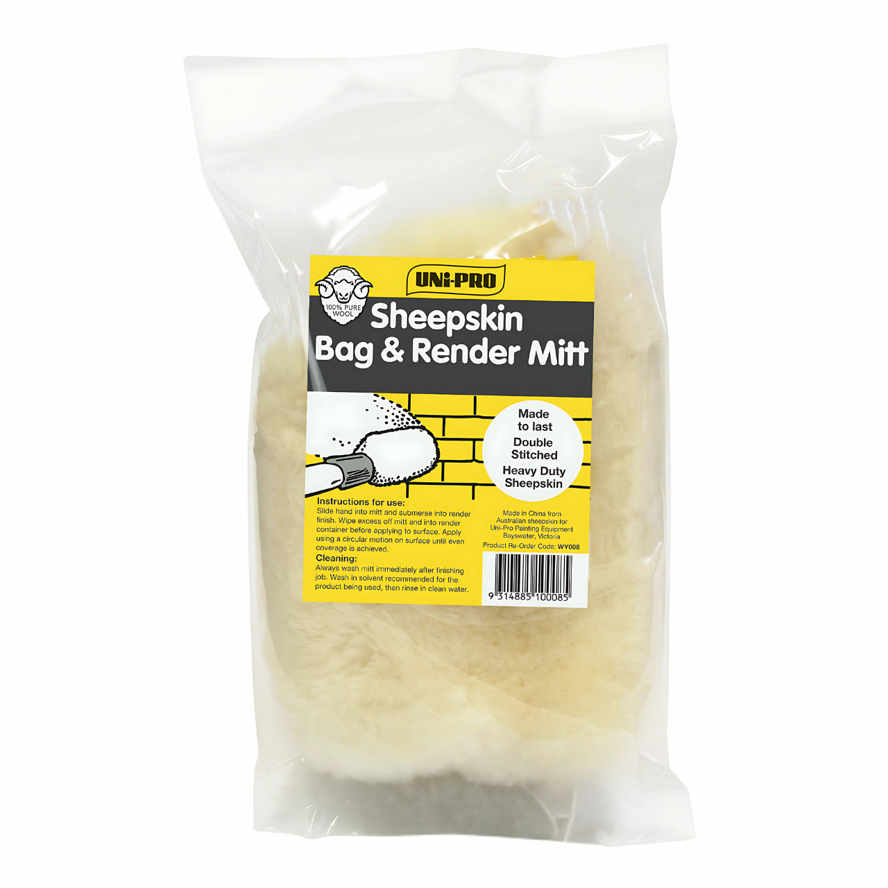 Sheepskin Mitt