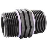 Hex Nipple M-M BSP 1""""x1/2